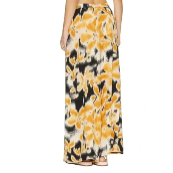 044 Free People x Revolve Bali Wild Child Pleated Pant in Night Combo Size XS - Picture 4 of 9